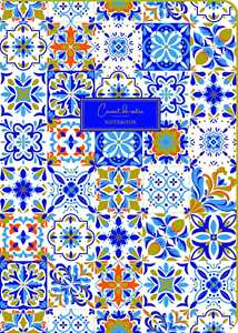 Notebook 15x21 cm soft touch - Pattern Maioliche