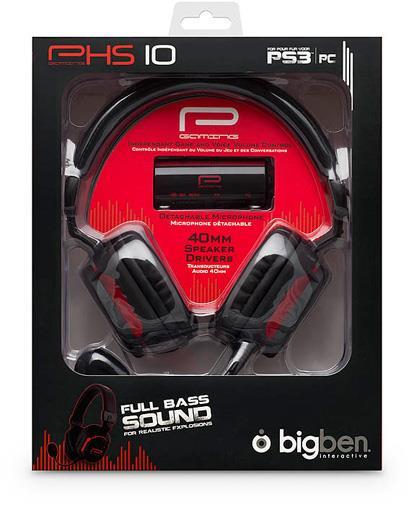 BB Cuffie Gaming + Microfono Hs10 PS3