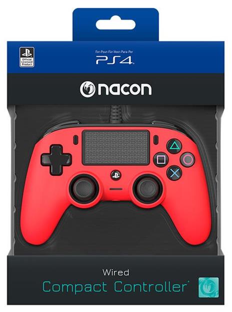 NACON PS4 Controller Wired Red - 2