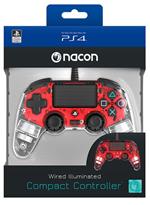 NACON Ctrl Wired Rosso Luminoso PS4