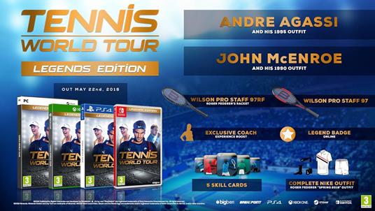 Tennis World Tour Legend Edition - PS4 - 2