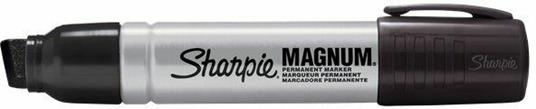 Marcatore permanenti Sharpie Metal Barrel large nero punta a scalpello 14,8 mm