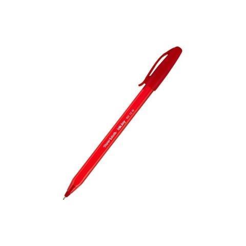 Penna Paper Mate InkJoy 100 rosso punta 1 mm. Confezione da 50 - Papermate  - Cartoleria e scuola