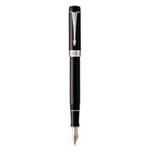 Parker Duofold Classic penna stilografica Nero, Platino Sistema di riempimento della cartuccia 1 pezzo(i)