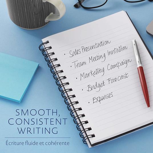 Penna Jotter Core Victoria Violet CT- tratto M - inch. Blu - in blister x1 - 4