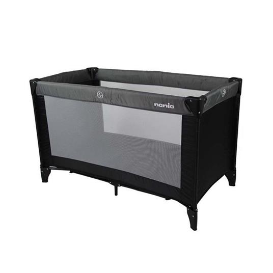 Lettino Da Campeggio Soda Black/Grey Con Borsa  001160