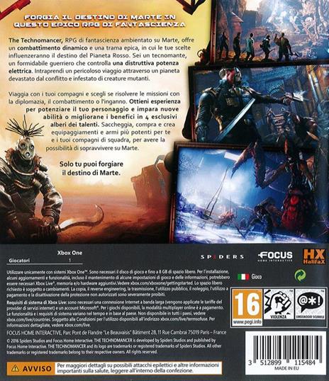 Digital Bros The Technomancer, Xbox One videogioco Basic ITA - 3