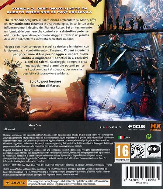Digital Bros The Technomancer, Xbox One videogioco Basic ITA - 4