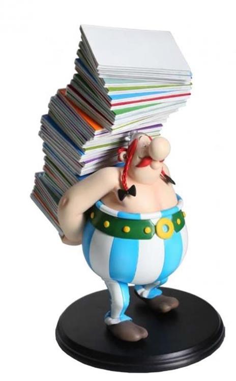 Asterix. Obelix con Pila di Libri - 2