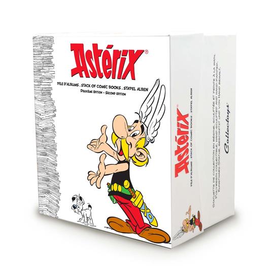 Second Edition Plastoy 128. Asterix. Asterix Con Pila Di Fumetti