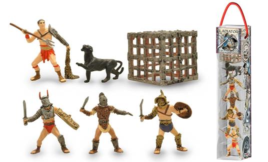 Gladiatori. Tubo 6 Figure. Plastoy (70388)