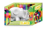 Elmer. Salvadanaio Elmer Coloring + 8 Pennarelli. Plastoy (80073)