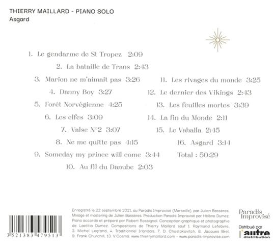 Asgard - CD Audio di Thierry Maillard - 2
