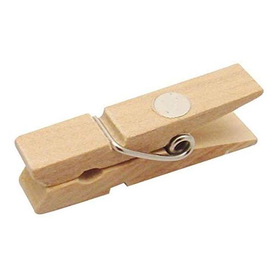 8 mini Mollette in legno magnetici 3,5 cm - Blu - Graine Créative - Idee  regalo