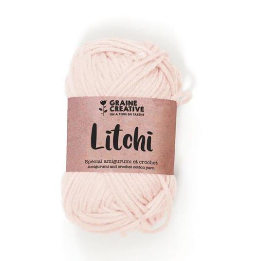 Filato di cotone speciale per uncinetto e amigurumi 55 m - rosa chiaro