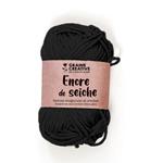 Filato di cotone speciale per uncinetto e amigurumi 55 m - nero