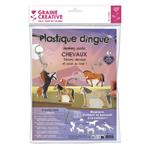 plastica pazza 6 portachiavi cavallo