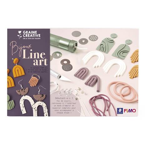 Gioielli Line Art in argilla polimerica - Scatola fai da te