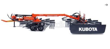 Uh4287 Ranghinatore Andanatore Rotante Kubota Ra2071T Evo 1.32 Modellino Universal Hobbies