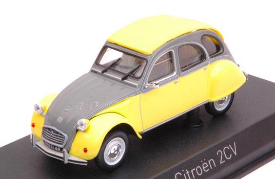 Citroen 2Cv Dolly 1985 Rialto Yellow / Cormoran Grey 1:43 Model Nv151398