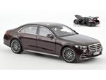 NOREV NV183804 MERCEDES S-CLASS AMG-LINE 2021 RED METALLIC 1:18 Modellino