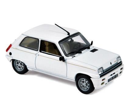 Renault 5 Laureate Turbo 1985 White 1:43 Model NV510513