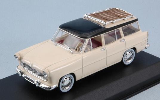 Simca Vedette Marly 1957 Paille Yellow & Black 1:43 Model Nv574055 - 2