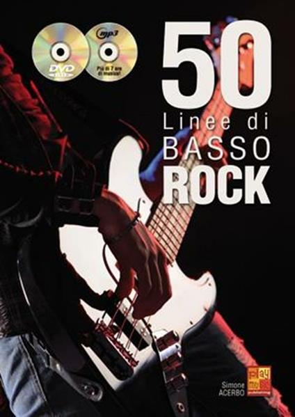  50 linee di basso rock + CD + DVD - copertina