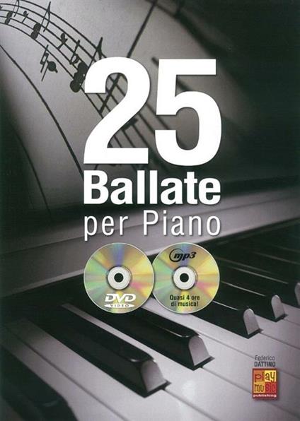  25 Ballate per Piano + DVD. Pianoforte - copertina