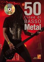 50 Linee di Basso Metal + disco audio/video