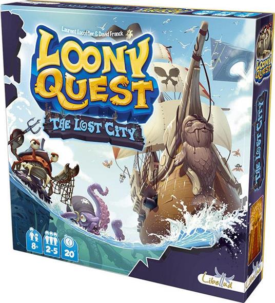 The Lost City. Espans. Loony Quest. Gioco da tavolo