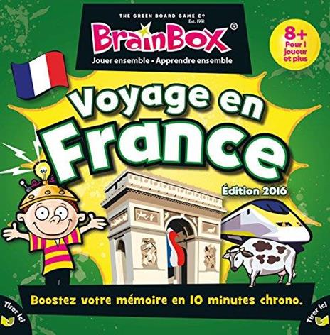 Brain Box Gioco da Tavolo Voyage en France Asmodee, Gioco di Memoria, Gioco di osservazione - 3