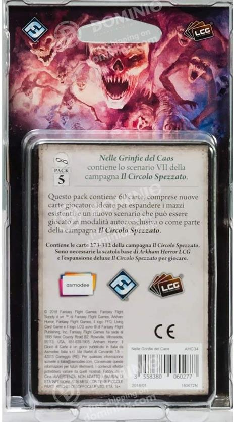 Arkham Horror LCG - Verso un Destino Oscuro. Esp. - ITA. Gioco da tavolo - 4