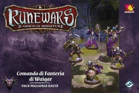 Runewars. Comando di Fanteria di Waiqar. Gioco da tavolo