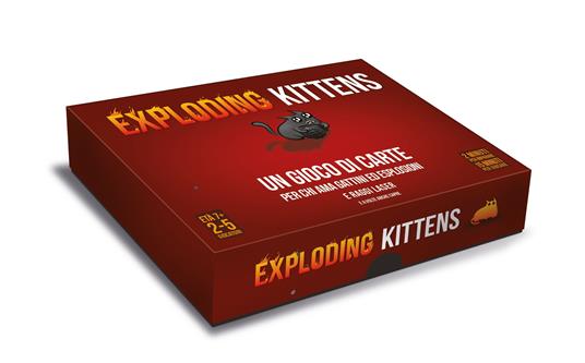 Barking Kittens Asmodee Edizione in Italiano 8545 Espansione Gioco di Carte Exploding Kittens 