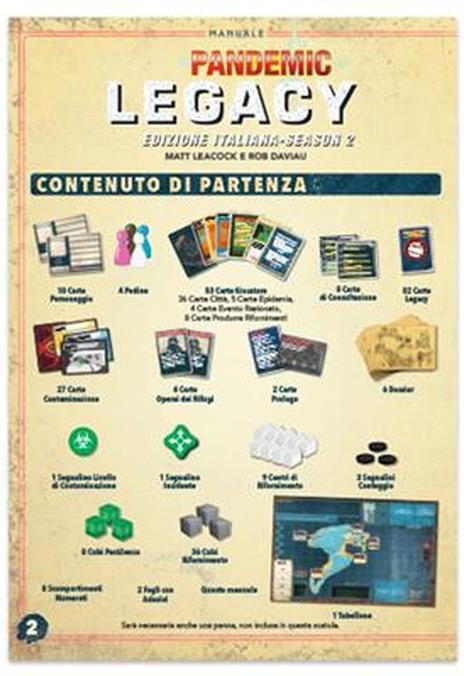 Pandemic Legacy Season 2 (Giallo). Base - ITA. Gioco da tavolo - 5