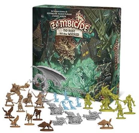Zombicide Green Horde - No Rest for the Wicked. Esp. - ITA. Gioco da tavolo - 2