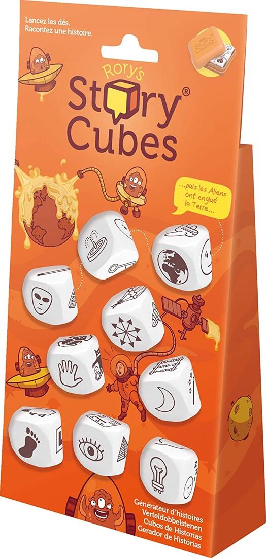 Asmodée Rory's Story Cubes Original Blister, ASMRSC101ML1, arancione