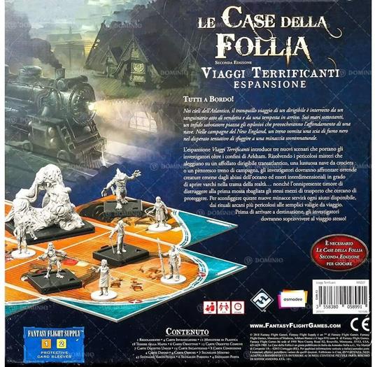 Le Case della Follia - 2a Edizione - Viaggi Terrificanti. Esp. - ITA. Gioco da tavolo - 2