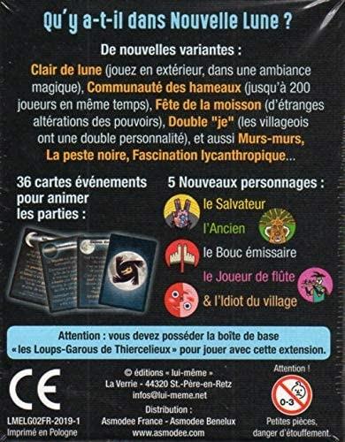 Asmodee Les Loups Garous de Thiercelieux Extension Nuova Luna LMELG02FR Gioco d'atmosfera - 3