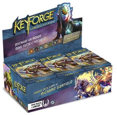 KeyForge, l'Era dell'Ascensione. Mazzo. Base. Gioco da tavolo - ITA - 5