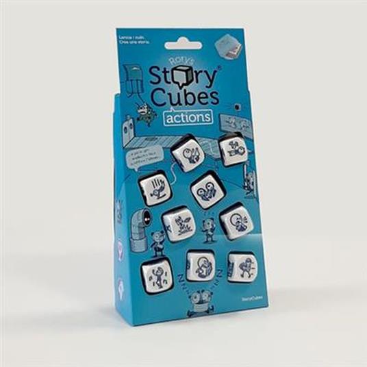 Rory's Story Cubes Actions Hangtab (Azzurro). Base - Multi (ITA). Gioco da tavolo