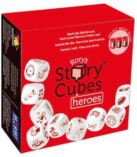 Rory's Story Cubes Heroes (rosso). Base - Multi (ITA). Gioco da tavolo - 4