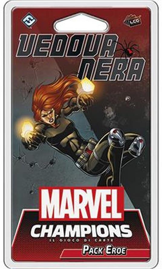 MVC LCG Vedova Nera (Pack Eroe) Esp. ITA. Gioco da tavolo Asmodee Marvel Champions Giochi di ruolo e strategia Giocattoli | IBS MVC LCG Vedova Nera (Pack Eroe) Esp. ITA. Gioco da tavolo Asmodee Marvel Champions Giochi di ruolo e strategia Giocattoli | IBS