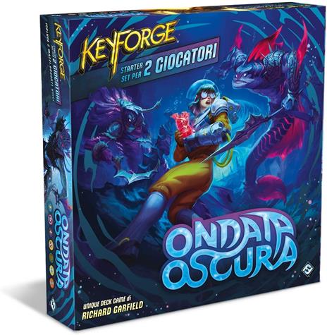 KeyForge, Ondata Oscura. Starter Set per 2 Giocatori. Base. Gioco da tavolo - ITA - 4