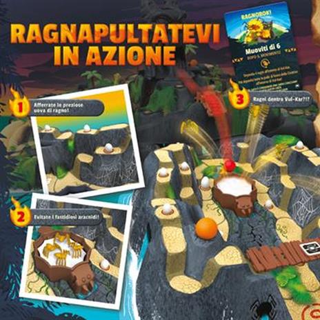 L'Isola di Fuoco-Bagni di Ragni. Esp. - ITA. Gioco da tavolo - 3