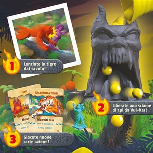 L'Isola di Fuoco-Tigri Leste e Api Funeste!. Esp. - ITA. Gioco da tavolo - 3