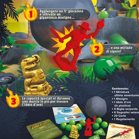 L'Isola di Fuoco-L'Ultimo Avventuriero. Esp. - ITA. Gioco da tavolo - 3