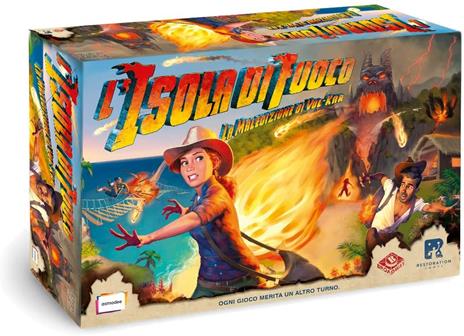 L'Isola di Fuoco-L'Ultimo Avventuriero. Esp. - ITA. Gioco da tavolo - 6