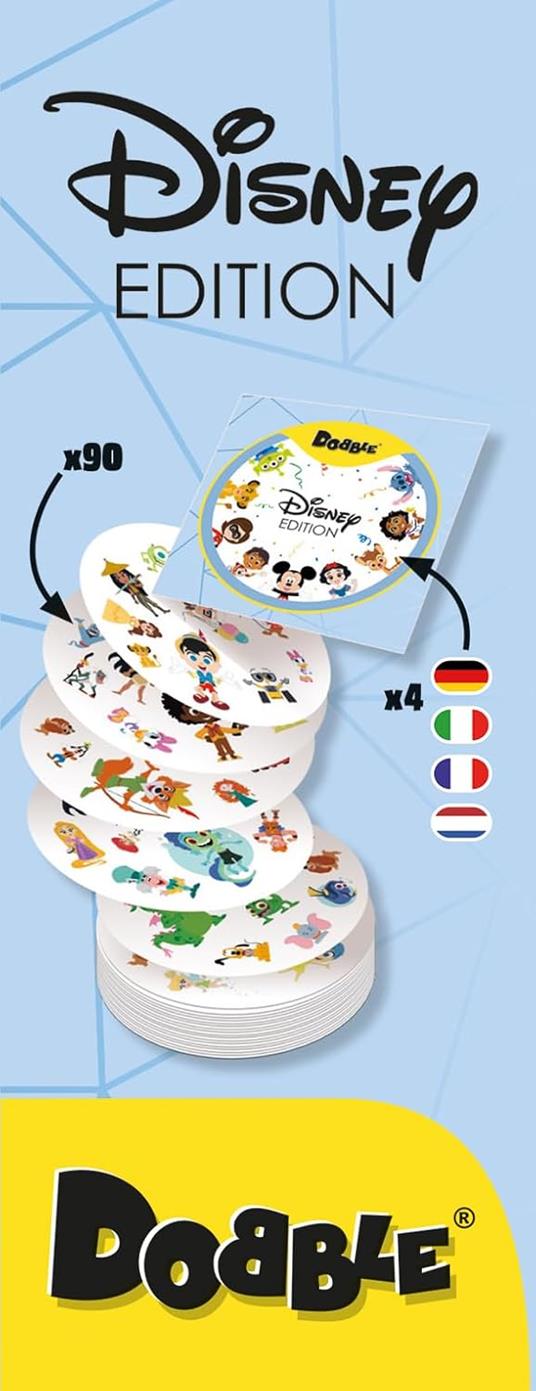 Dobble Disney Edition. Gioco da tavolo - 3